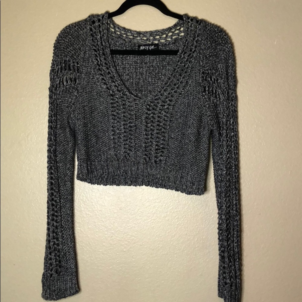 Nasty Gal Cropped Sweater